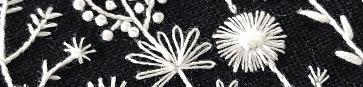 New Black and White Hand Embroidery Arriving This Week