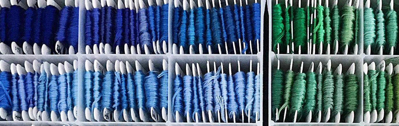 How to Organize Your Hand Embroidery Threads - Happy Cactus Designs