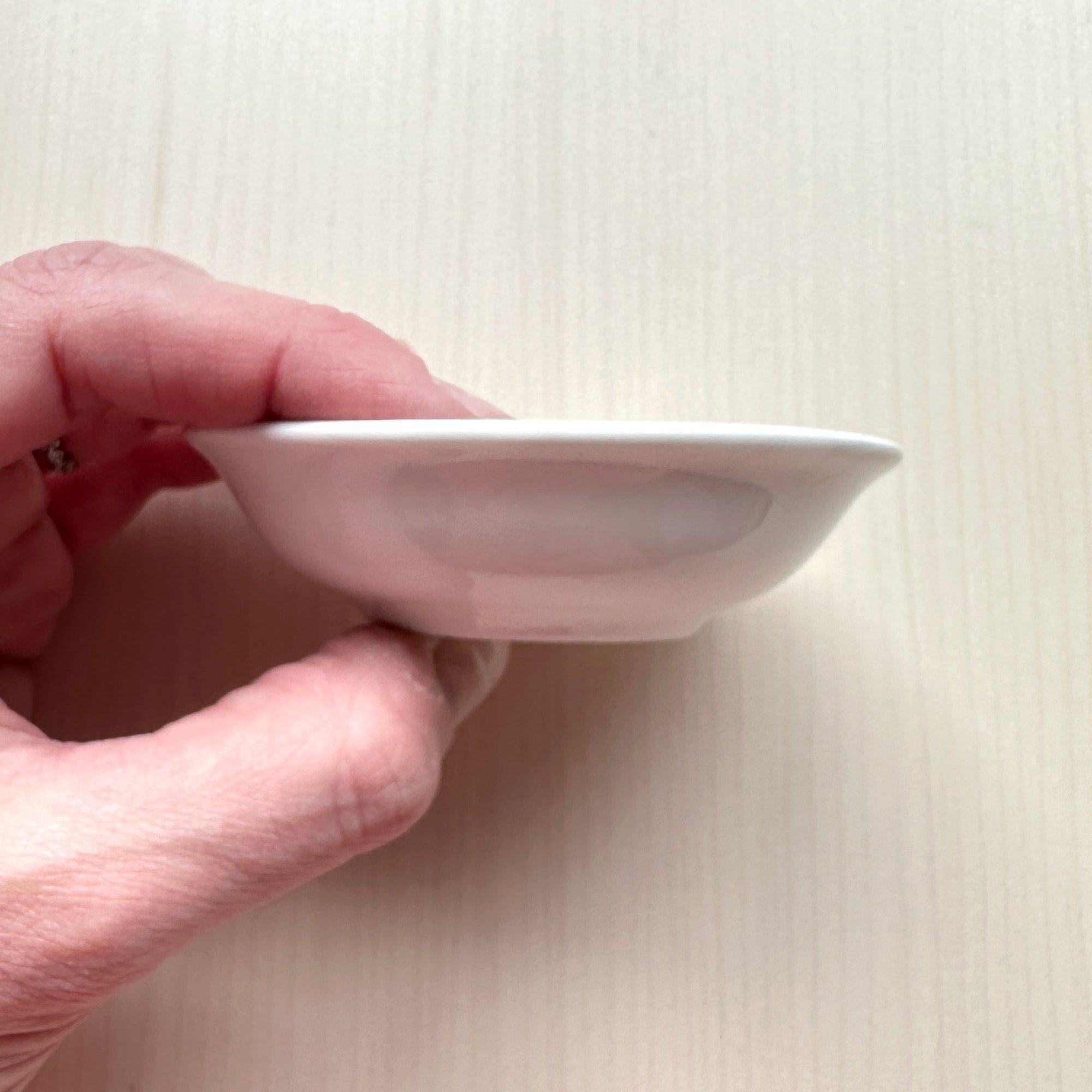 Blue Floral 4 - Hand Painted Porcelain Round Bowl