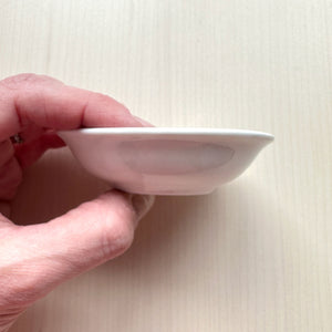 Blue Floral 2 - Hand Painted Porcelain Round Bowl