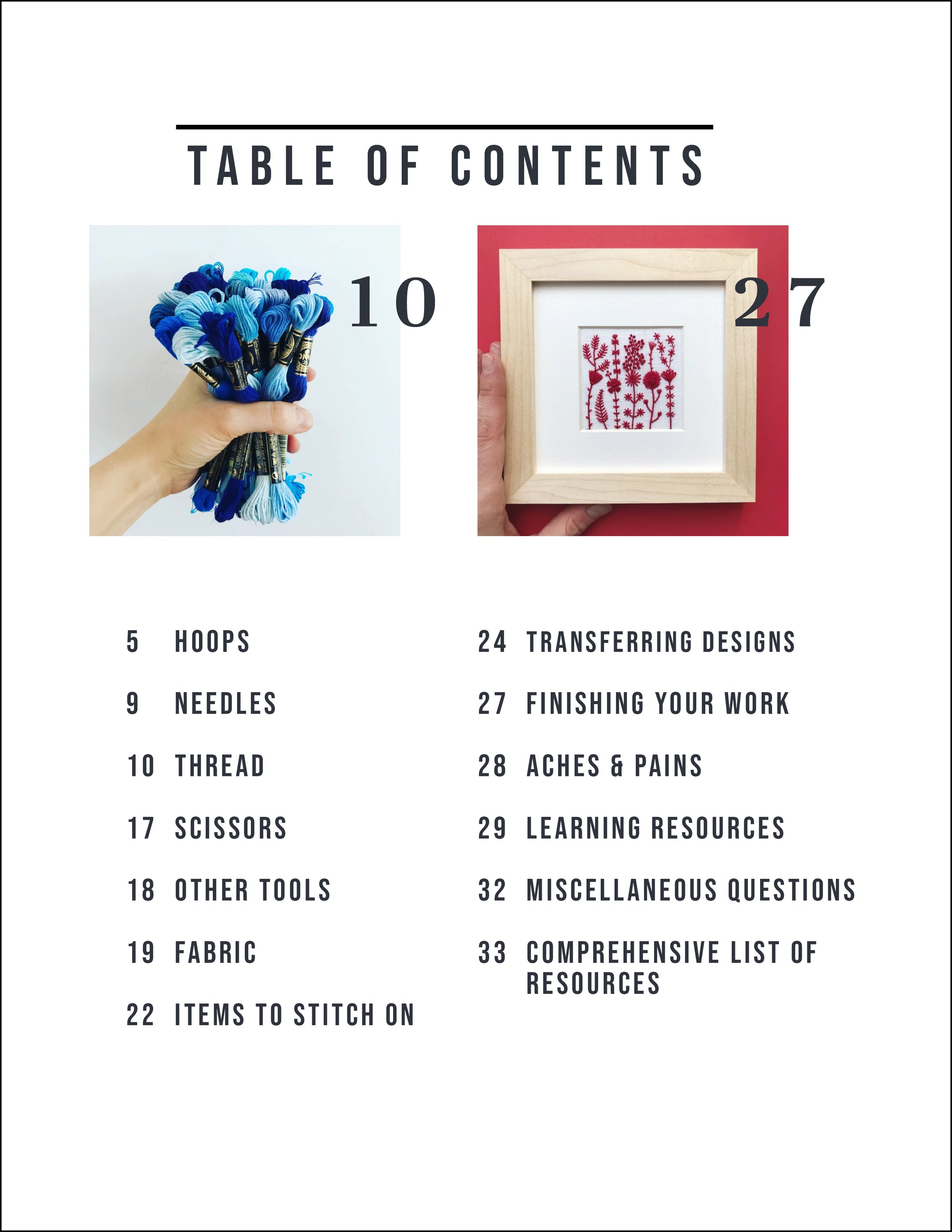 Hand Embroidery Essentials Guide (Second Edition) - Digital Download