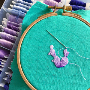 Happy Cactus Designs Hand Embroidery • Design and Image Copyright Happy Cactus Designs LLC