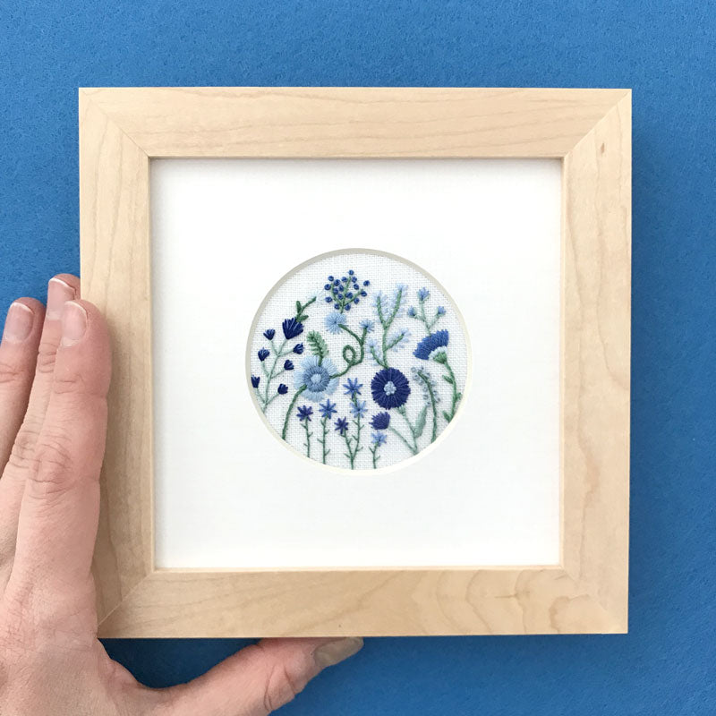 Happy Cactus Designs Hand Embroidered Art. Image and design copyright Happy Cactus Designs.