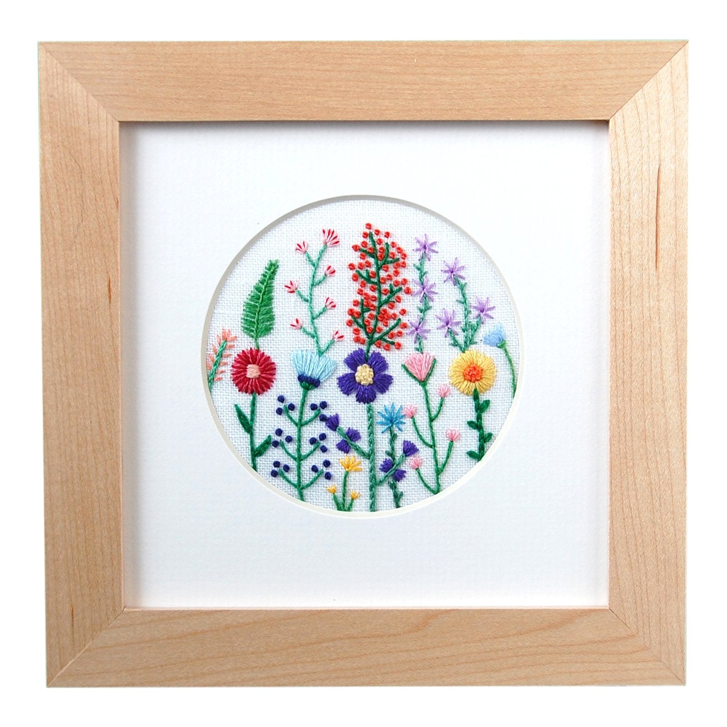 Happy Cactus Designs Hand Embroidered Art • Image and Design Copyright Happy Cactus Designs LLC