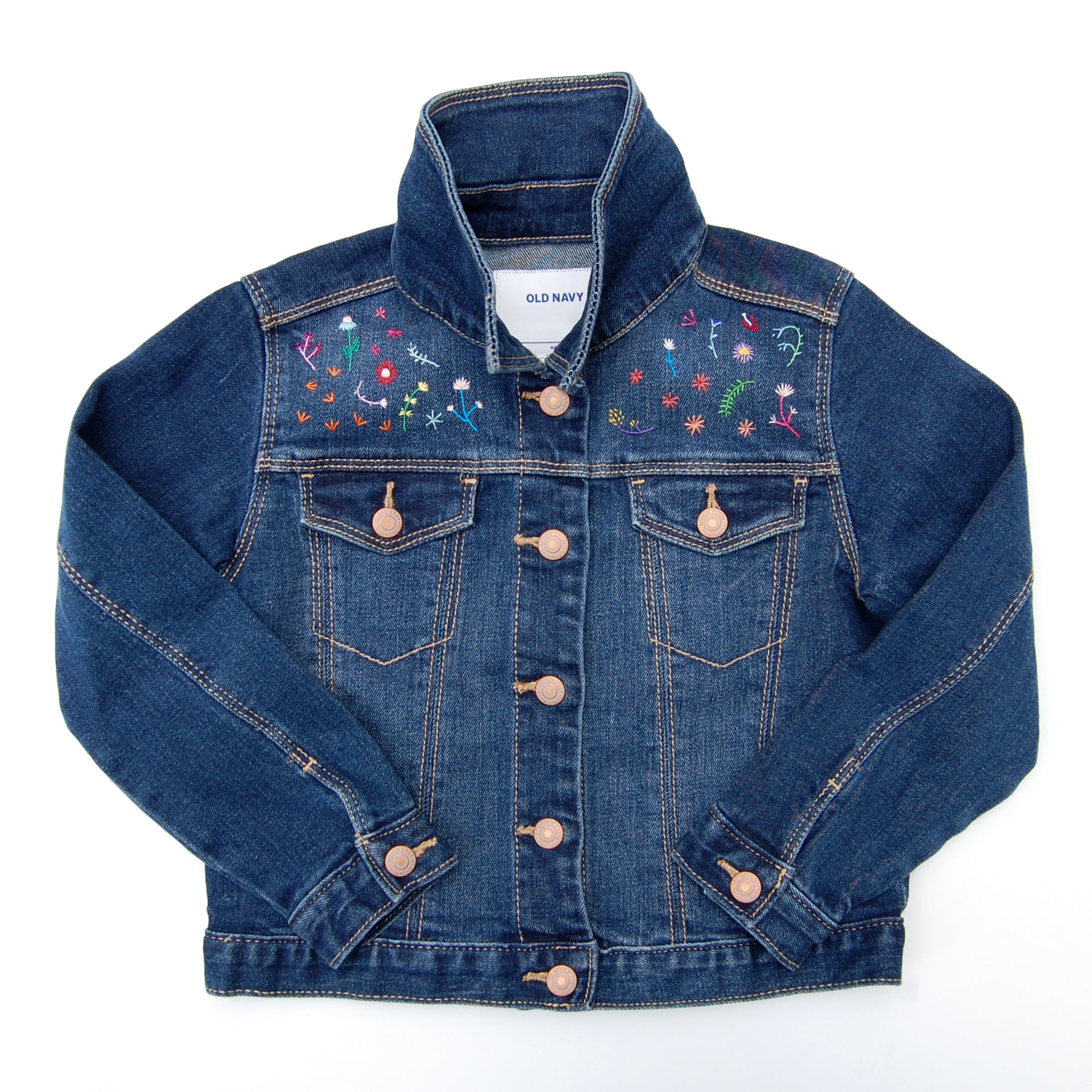Girl's Embroidered Denim Jacket (Size 4T)