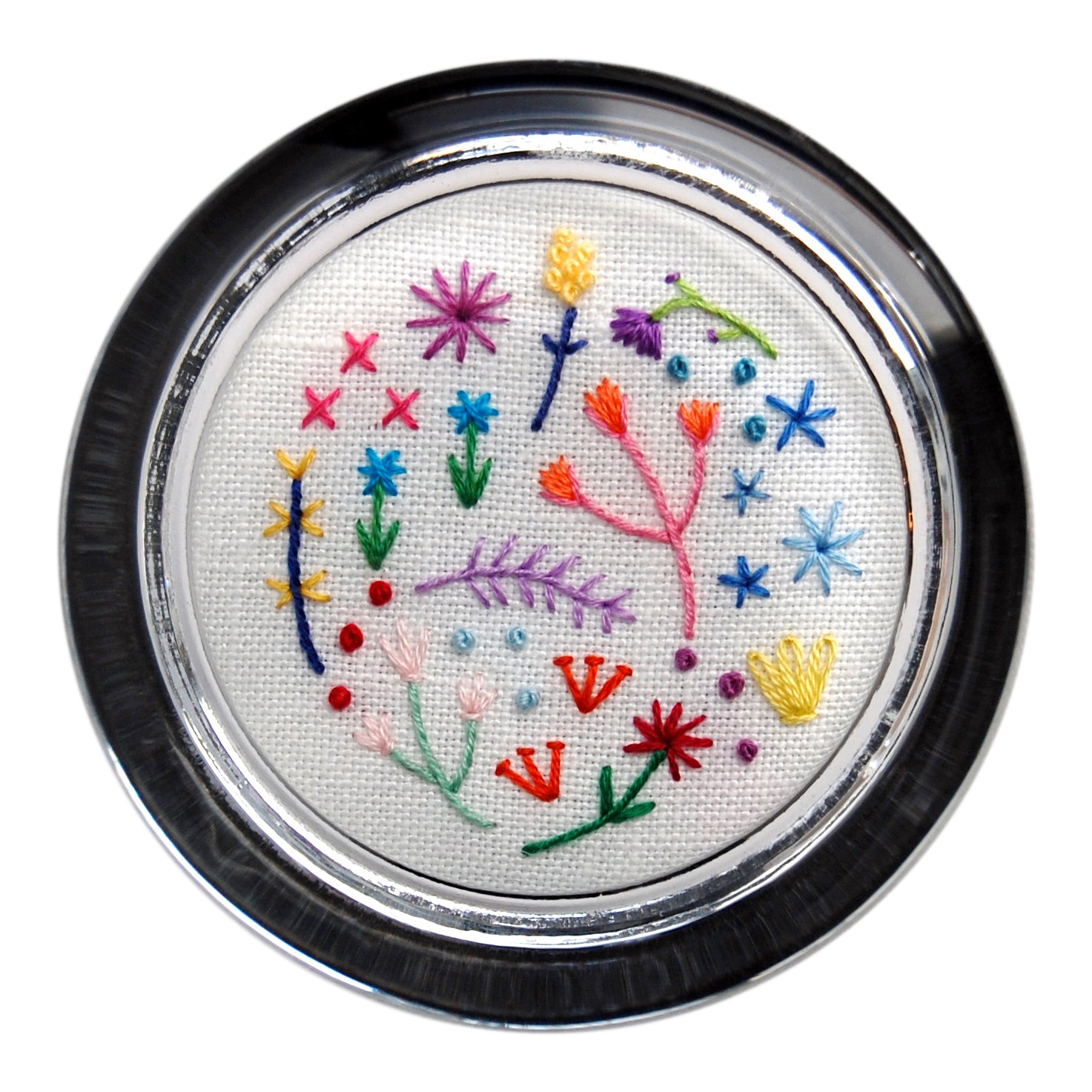 Happy Cactus Designs Hand Embroidered Art • Image and Design Copyright Happy Cactus Designs LLC