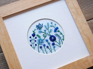 Happy Cactus Designs Hand Embroidered Art. Image and design copyright Happy Cactus Designs.