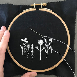 Happy Cactus Designs Hand Embroidered Artwork • Image and design copyright Happy Cactus Designs LLC 2019