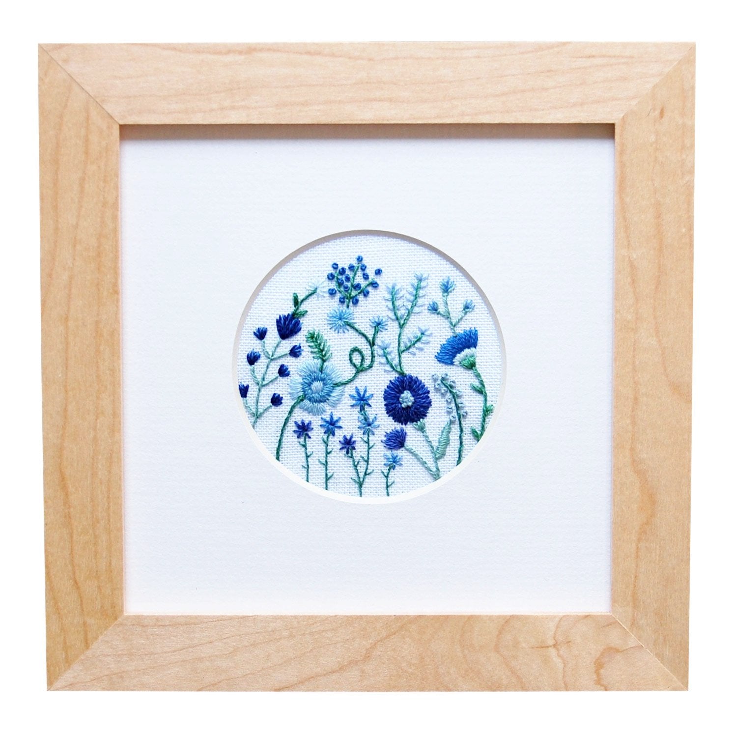 Happy Cactus Designs Hand Embroidered Art. Image and design copyright Happy Cactus Designs.